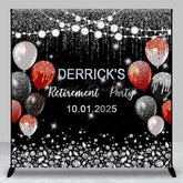 Lofaris Diamonds Silver Sparkling Cutsom Retirement Backdrop